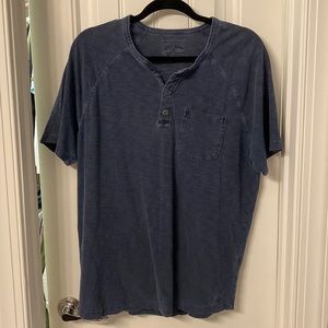 Blue Henley tee
